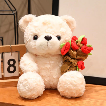 Rose Bear Plush