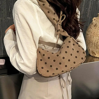 Mini Shoulder Bag for Women – Adjustable Half Moon Crossbody