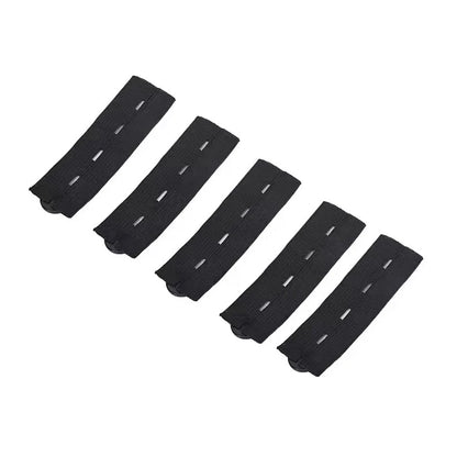 5pcs Pant Extender Belt Unisex Waist Band Tight Trousers Jeans Skirts Maternity Button Hooks Garment DIY Sewing Supplies