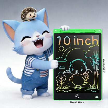 10 Inch LCD Writing Tablet for Kids – Colorful Drawing Board