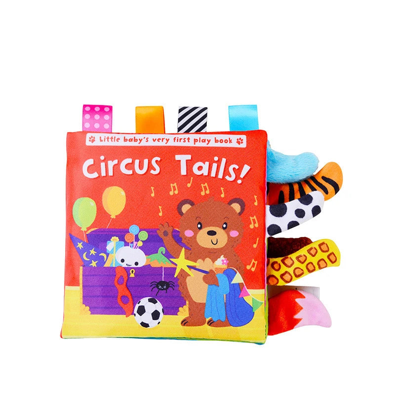 Baby Cloth Book – Montessori Animal Sensory & Learning Activity Toy