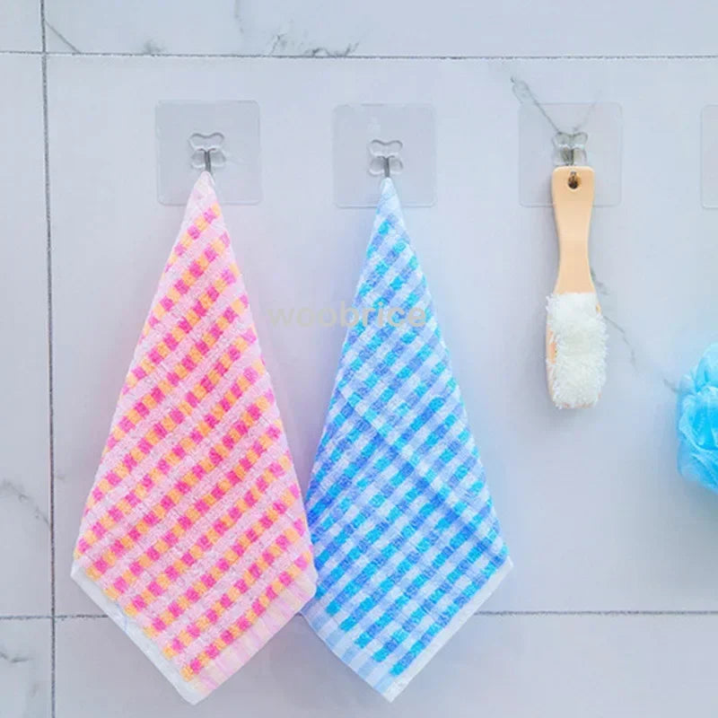 Transparent Strong Self-adhesive Wall Hook Coat Key Rack Holder Hanging Towel Holder Hooks Organizer Bathroom Accessories
