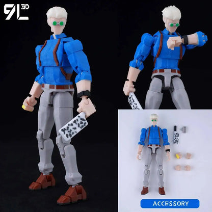 Optimized Product Title: 3D Printed Action Figure, Articulated & Poseable – Ready to Display