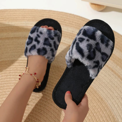 Women's Warm Slippers Plush Non Slip House Shoes for Winter