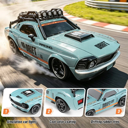 RC Drift Car – 1:18 2.4G Remote Control Racing Car with Lights