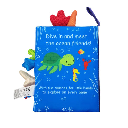 Baby Cloth Book – Interactive Early Learning Toy with Rattle