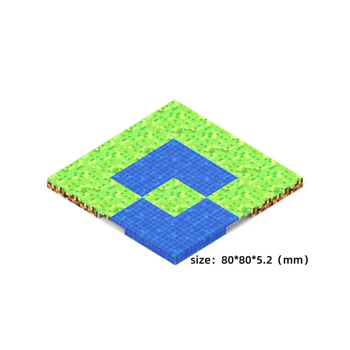 Magnetic Building Block Base Plate for Creative Construction