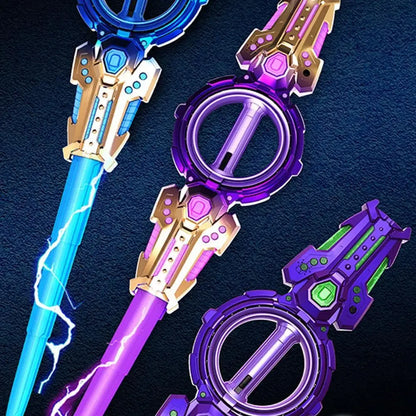 LED Light Sword Toy – 64cm Flashing Plastic Cosplay Sword