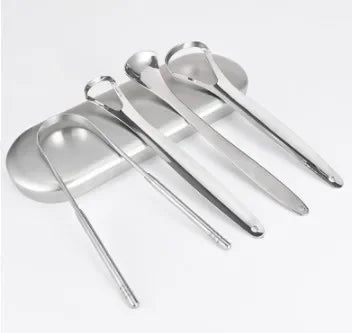 Stainless Steel Tongue Scraper for Adults and Kids