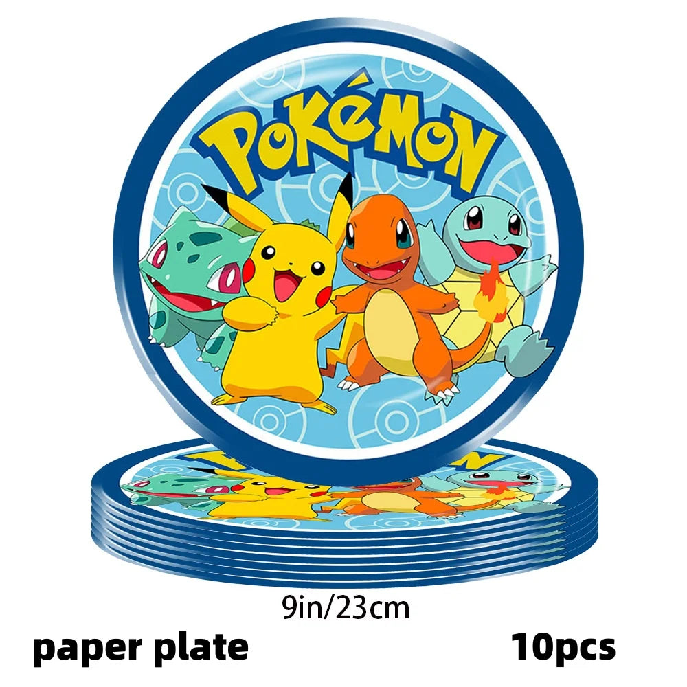 Cartoon Birthday Party Supplies – Tableware & Decorations Set