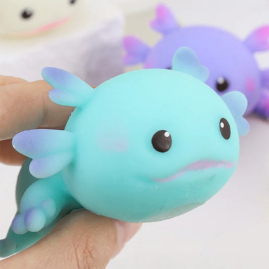 Axolotl Squishy Toy – Slow Rising Stress Relief Squeeze Ball