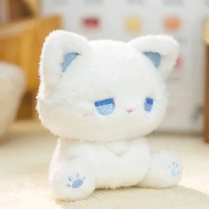 1PCS Birthday Christmas Gift Soft Animal Plush Doll 15cm Cute Emo Bear Toy Dumb Plush Toy Cat Doll Cloth Doll Toys For Kids Gift