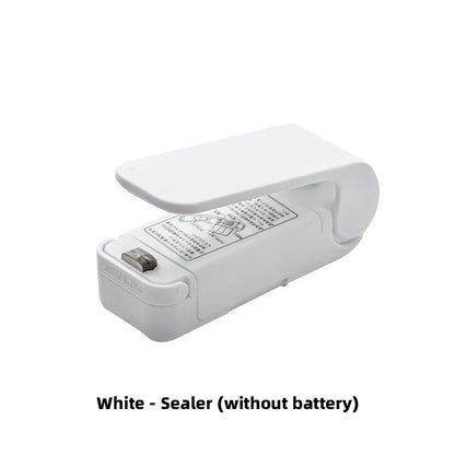 Mini Bag Sealer, Portable Heat Sealer for Food & Plastic Bags