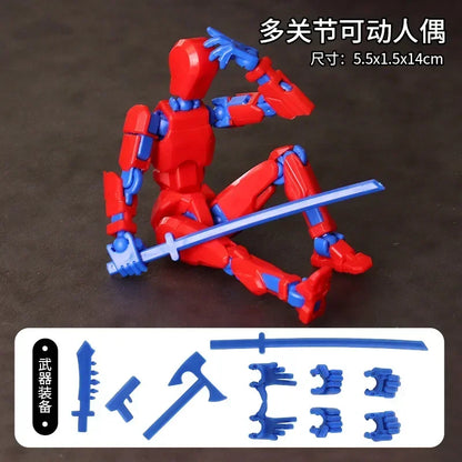 Multi-Jointed Robot Action Figure – Movable Poseable Model