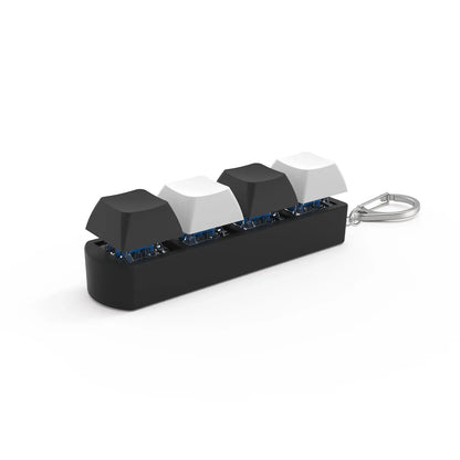 Keyboard Fidget Toy – 4-Key Mechanical Keychain Stress Toy