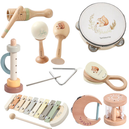 Wooden Baby Xylophone Toy – Montessori Musical Instrument for Kids