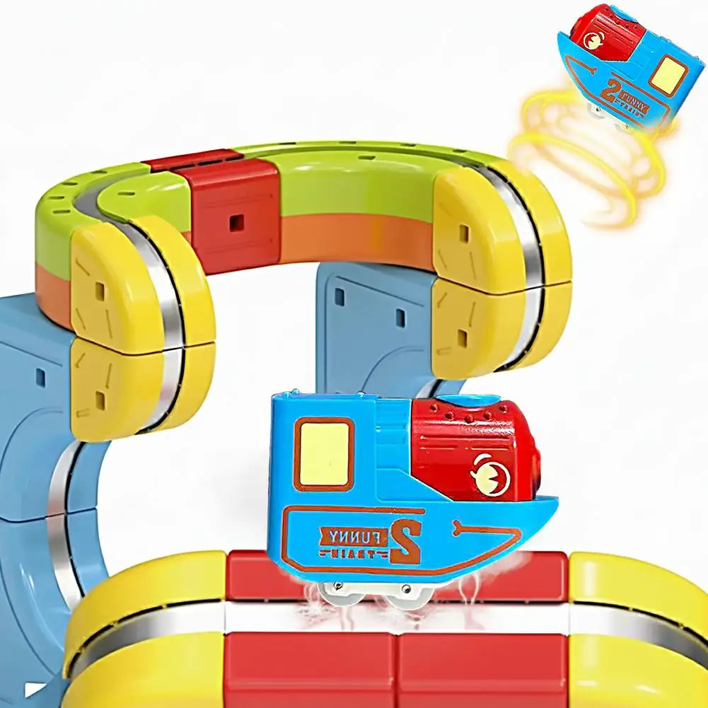 Magnetic Anti-Gravity Car for Compatible Building Block Tracks