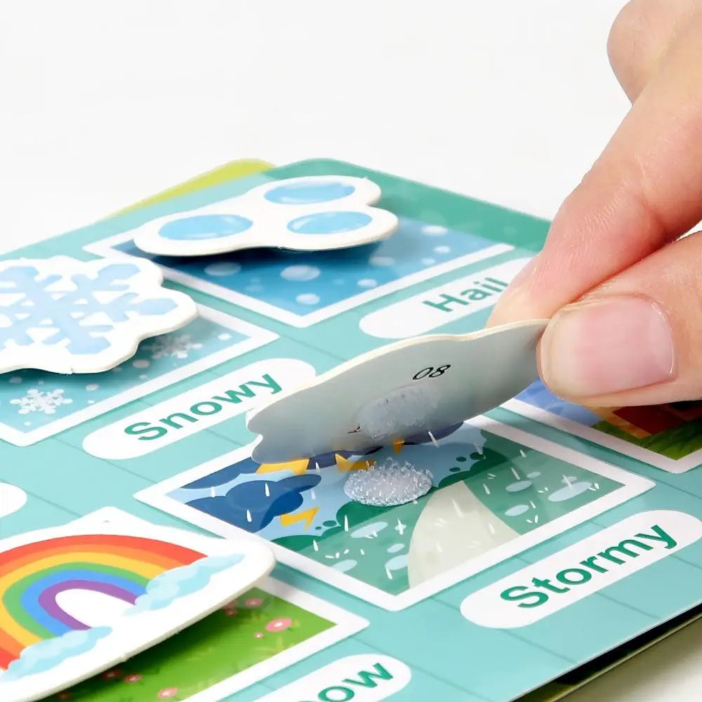 DIY Puzzle Book for Kids – Reusable Montessori Sticker Activity Book