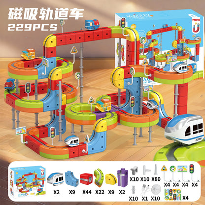 Magnetic Train Toy Anti-Gravity Track Electric Railway Car