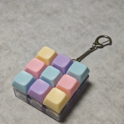 Keyboard Fidget Toy – Portable Keychain Stress Relief Toy