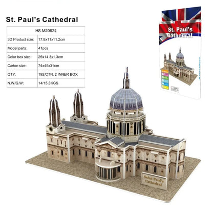 3D Architecture Puzzle – Famous Building Model Puzzle for Kids