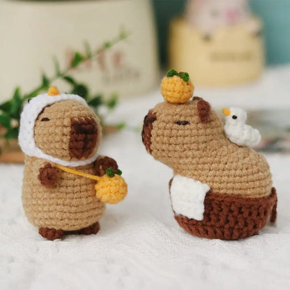 Capybara Crochet Kit – Beginner Animal Crochet Craft Set