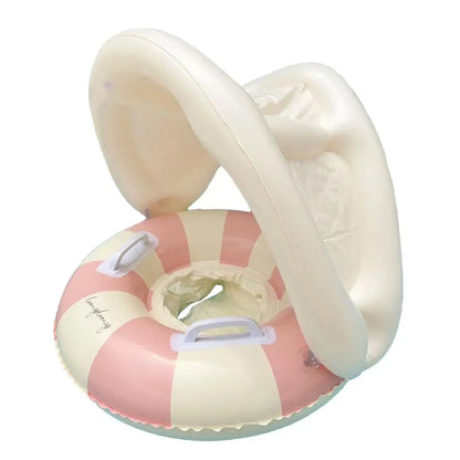 Baby Pool Float with Canopy for Infants & Toddlers