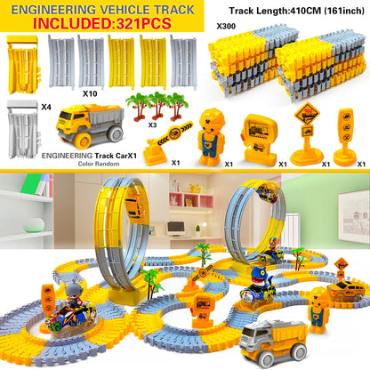 Children’s Flexible Track Toy Car Set for Creative Play