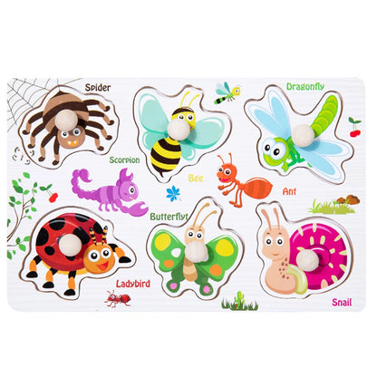 Wooden Animal Jigsaw Puzzle for Kids – Educational Puzzle Toy
