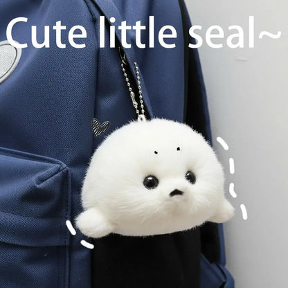 Seal Plush Keychain